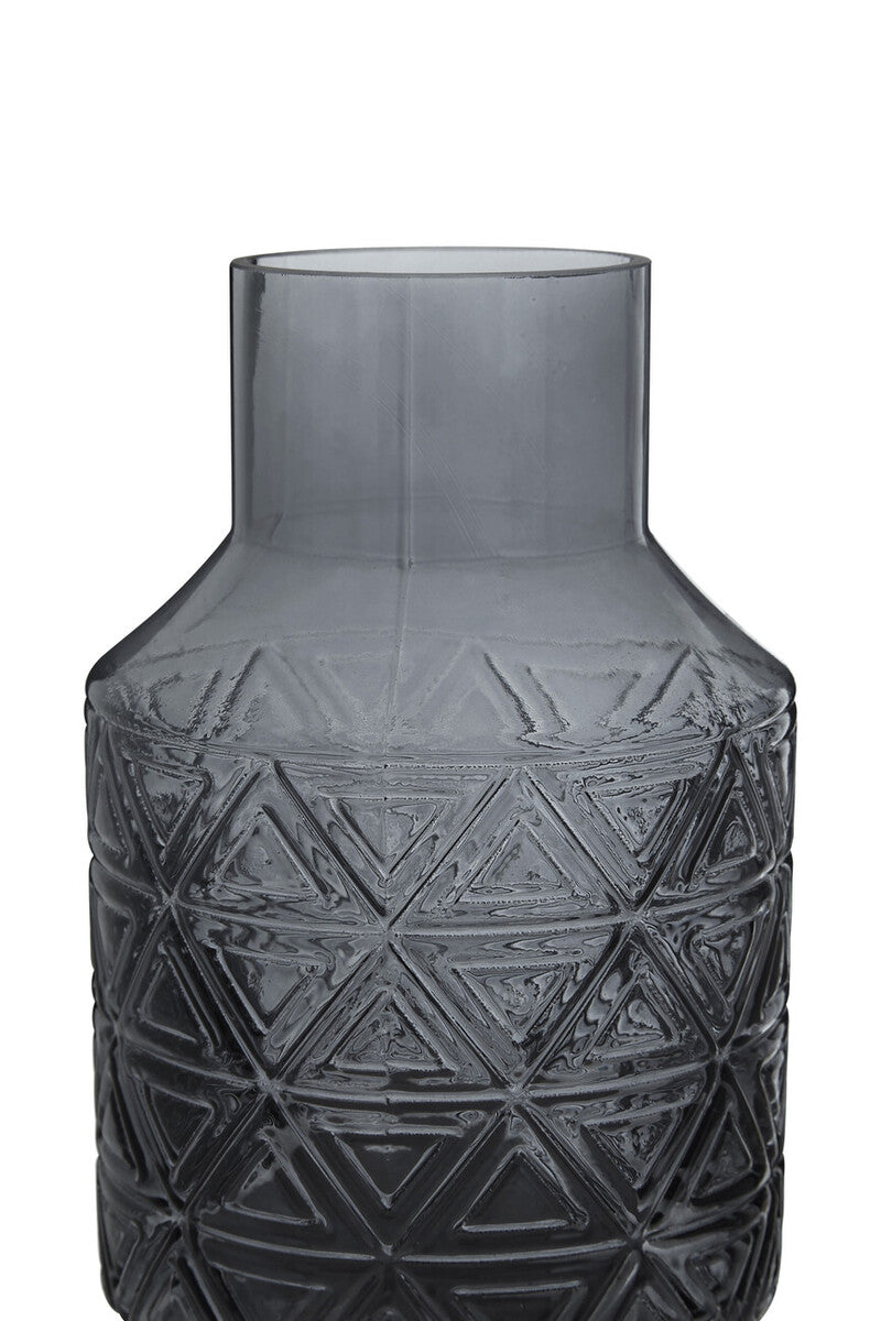Grey Glass Vase | Dakota