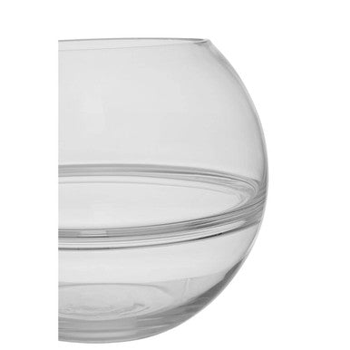 Clear Glass Round Vase | Optik