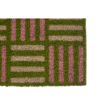 Green Grid Design Doormat | Filta