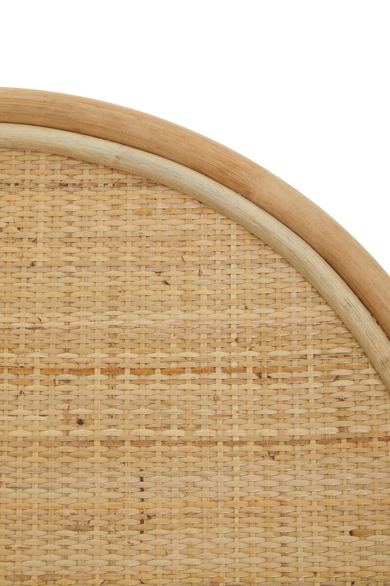 Mataram Natural Rattan Round Side Table