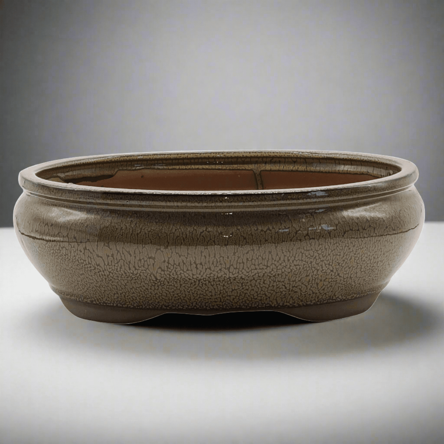 31cm_Glazed_Bonsai_Pot_Oval_31cm_x_25cm_x_11cm_Green_-_Yorkshire_Bonsai-21397