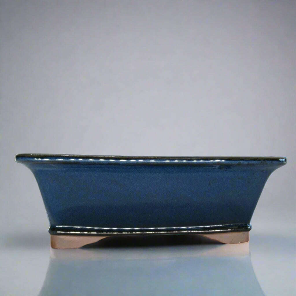 31cm_Glazed_Bonsai_Pot_Rectangle_31cm_x_26cm_x_10cm_Blue_-_Yorkshire_Bonsai-21475
