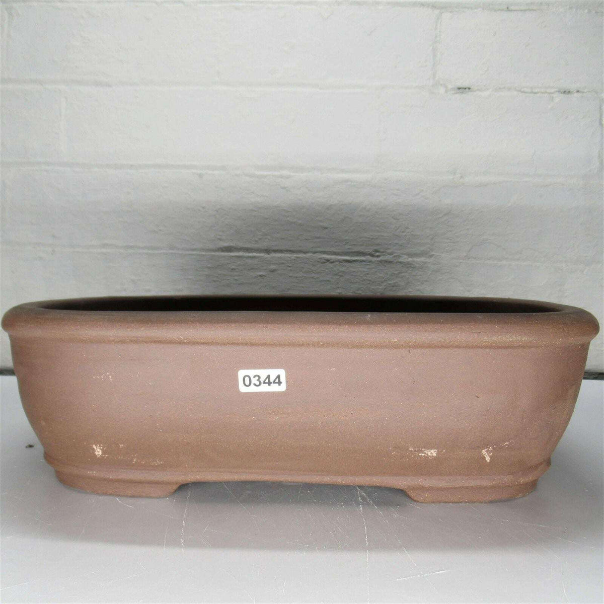32cm_Unglazed_Bonsai_Pot_Oval_32cm_x_25cm_x_9cm_Rectangle_Brown_-_Yorkshire_Bonsai-21816