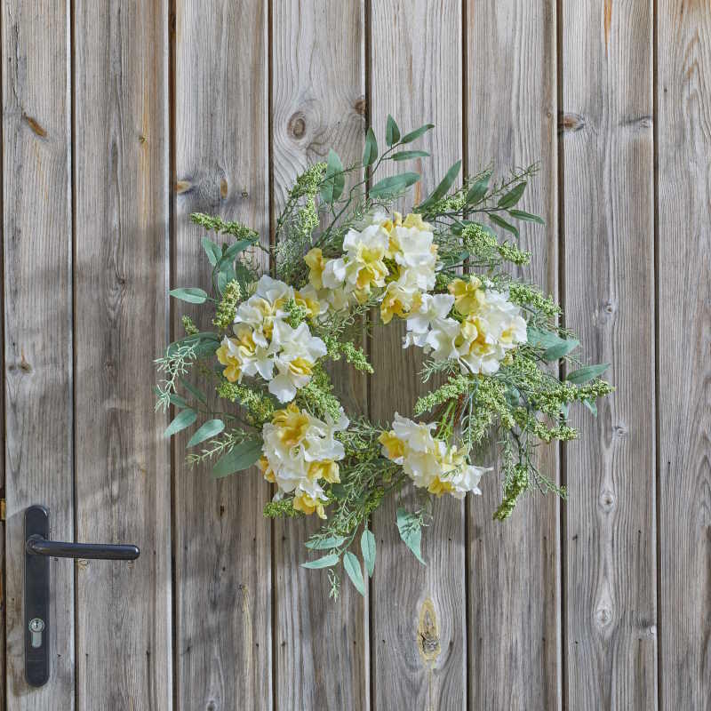 Artificial Hydrangea Wreath Door Decoration 40cm