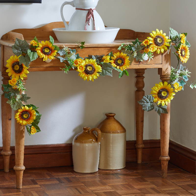 Artificial Sunflower Garland 180cm
