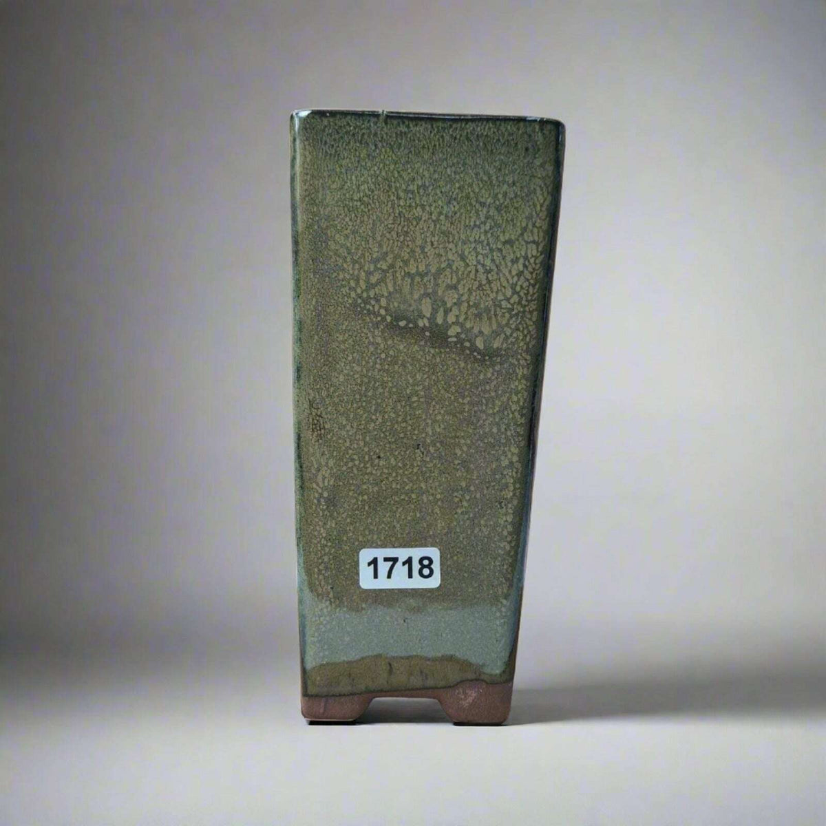 7cm_Glazed_Bonsai_Pot_Cascade_7cm_x_15cm_Green_-_Yorkshire_Bonsai-22335
