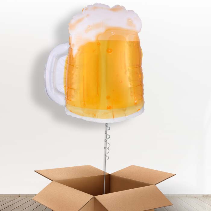 Beer Mug Foil Balloon in a Box