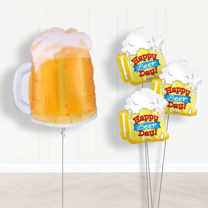 Beer Mug Balloon Bouquet Delivery