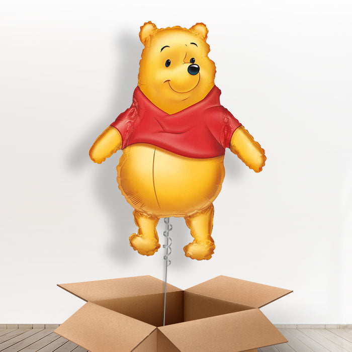 Winnie the Pooh Balloons in a Box - Giant Balloon | Small Indoor Plants