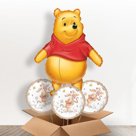 Winnie the Pooh Balloons in a Box - With 3 Themed Balloons | Small Indoor Plants