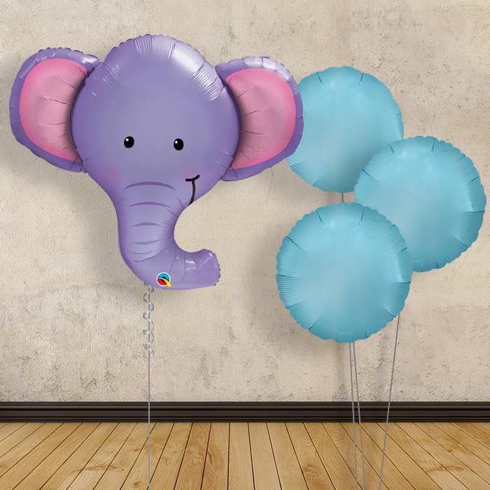 Elephant Head Inflated Helium Balloons Delivered