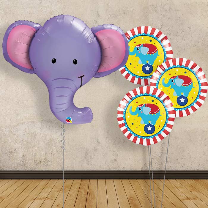 Elephant Head Inflated Helium Balloons Delivered