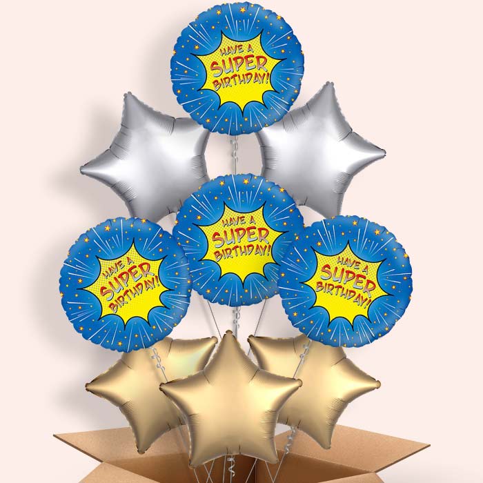 Have a Super Birthday Superhero Balloon Delivery - 9 Balloon | Small Indoor Plants