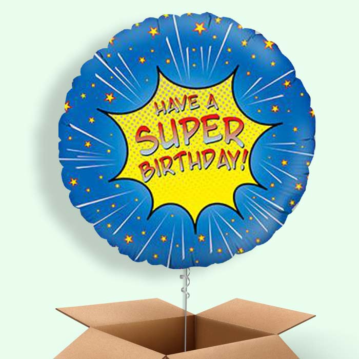 Have a Super Birthday Superhero Balloon Delivery - 1 Balloon | Small Indoor Plants