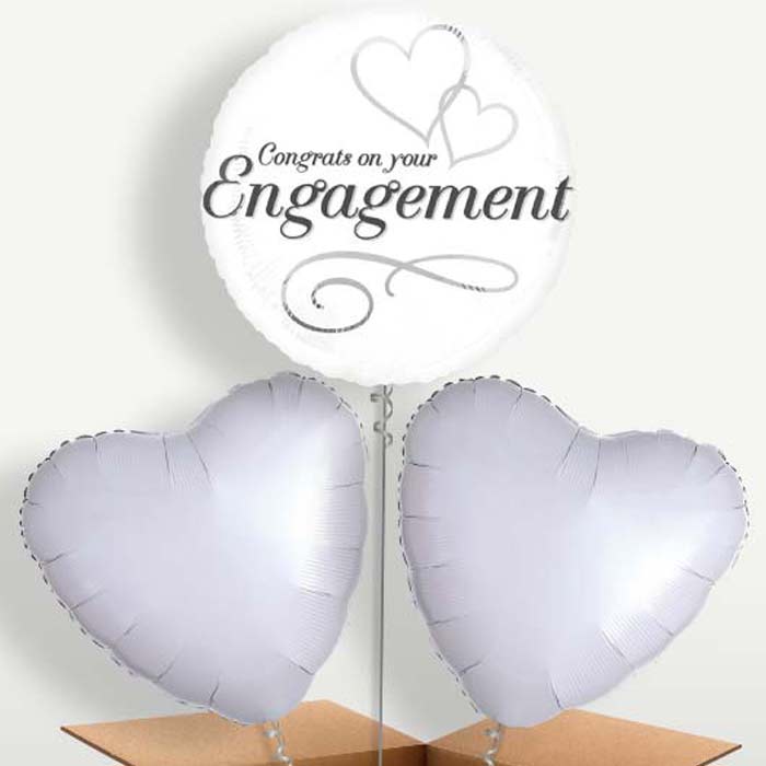 Congratulations Engagement Bunch of Balloons | Small Indoor Plants