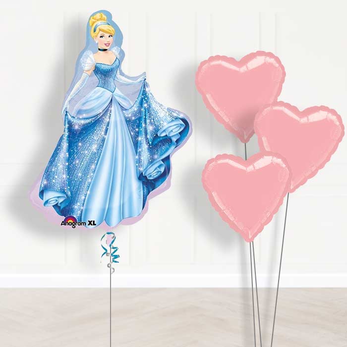 Cinderella Balloon Bouquet Delivered in a Box