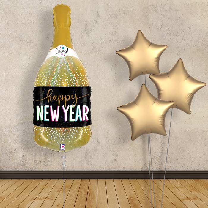 Happy New Year Balloon Decoration Bouquet