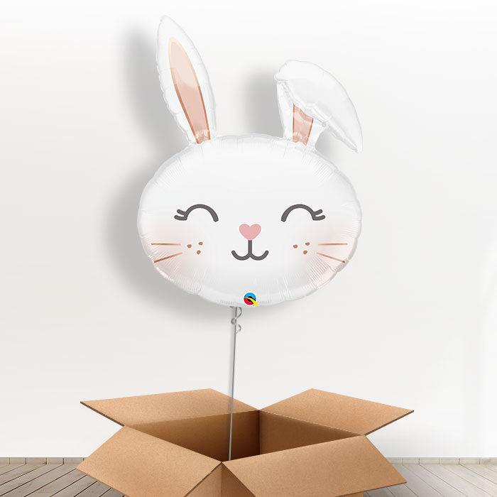 Bunny Head Shaped Balloon in a Box - Giant Balloon | Small Indoor Plants