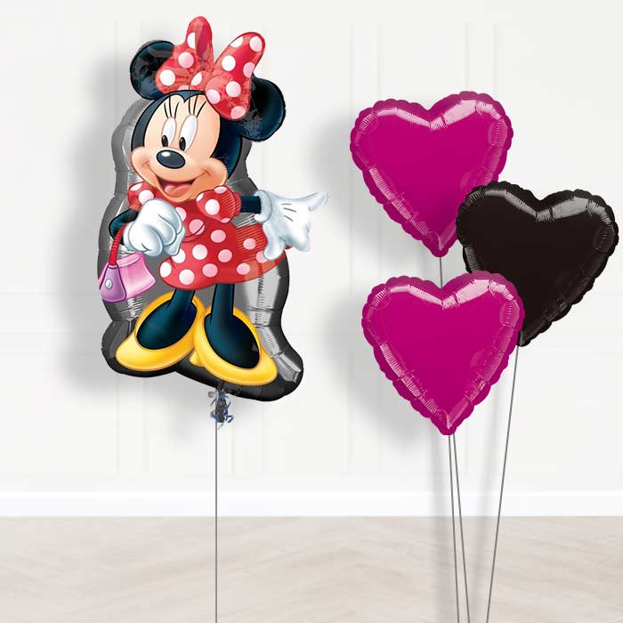 Big Minnie Mouse Balloon Bouquet in a Box Gift