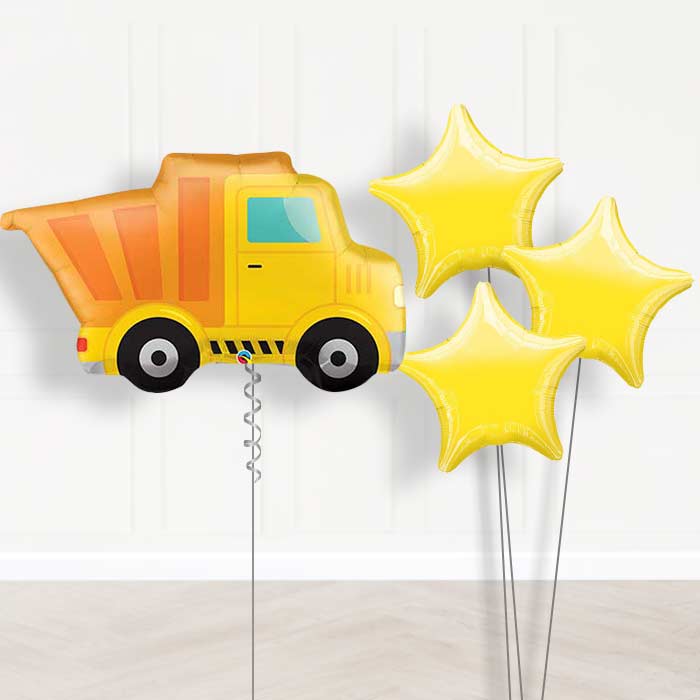 Construction Balloon Bouquet - Themed Bouquet | Small Indoor Plants