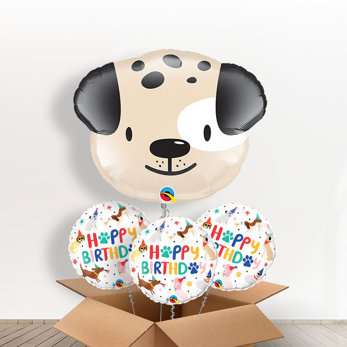 Large Cute Puppy Balloon in a Box