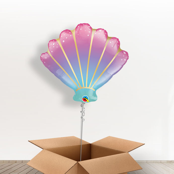 Ombre Seashell Balloons in a Box - Giant Balloon | Small Indoor Plants
