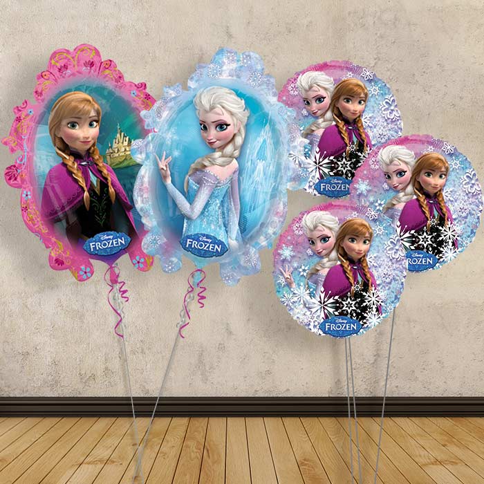 Frozen Anna & Elsa Balloon Bouquet Delivery in a Box