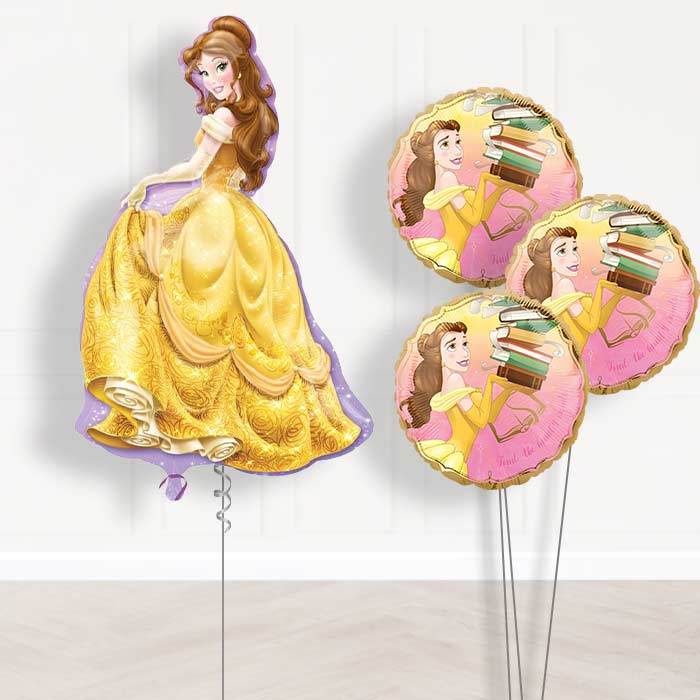Princess Belle Balloons Bouquet in a Box | Paty Save Smile