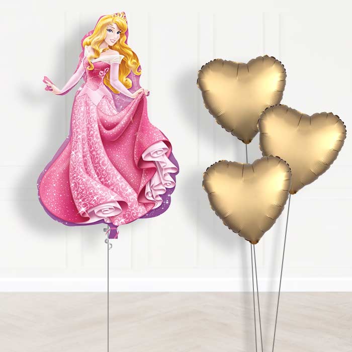 Sleeping Beauty Inflated Helium Balloons Delivered