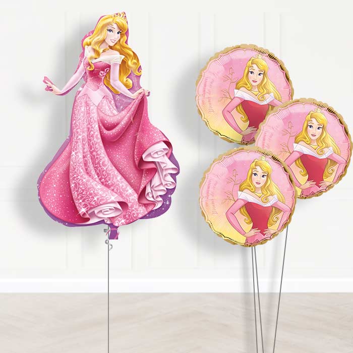 Sleeping Beauty Inflated Helium Balloons Delivered