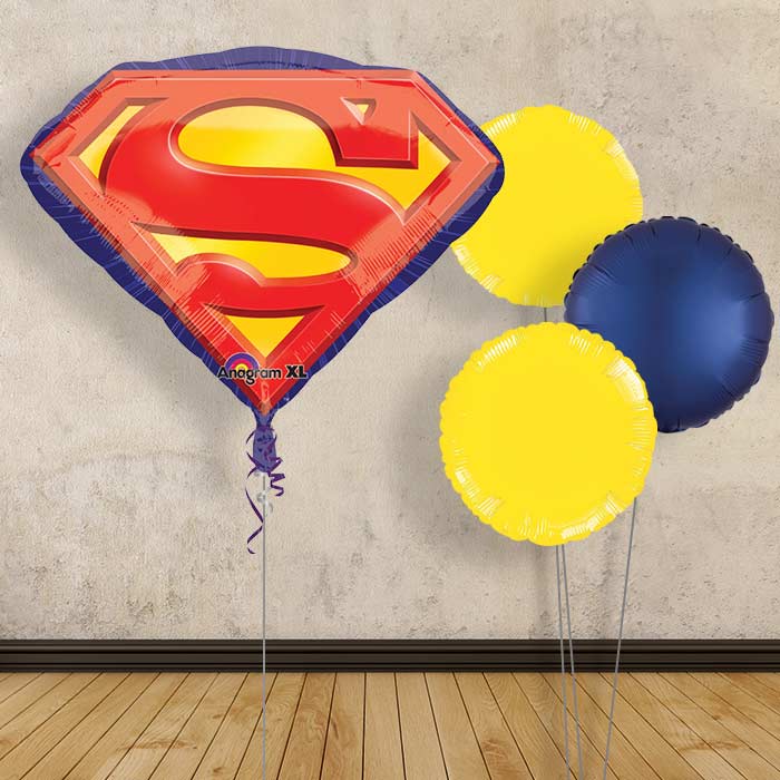 Superman Balloon Decor Bouquet in a Box