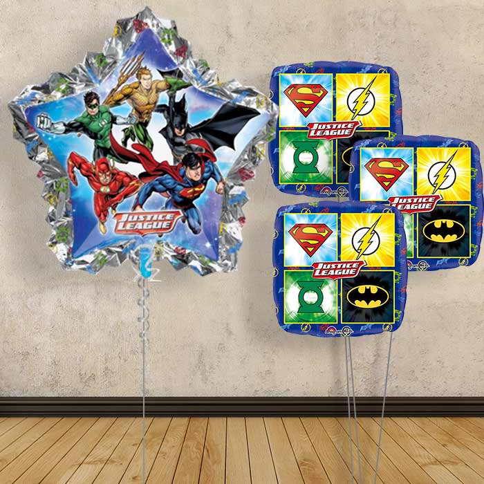 Justice League Balloon Bouquet in a Box