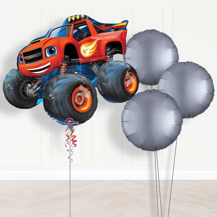 Blaze & The Monster Machines Balloon in a Box - Plain Bouquet | Small Indoor Plants