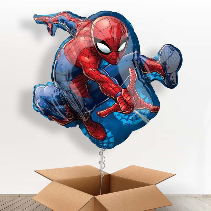 Spiderman Shaped Balloon in a Box - Giant Balloon | Small Indoor Plants