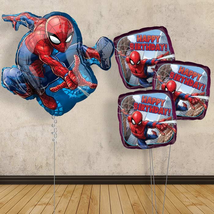 Spiderman Helium Balloon Bouquet Delivery