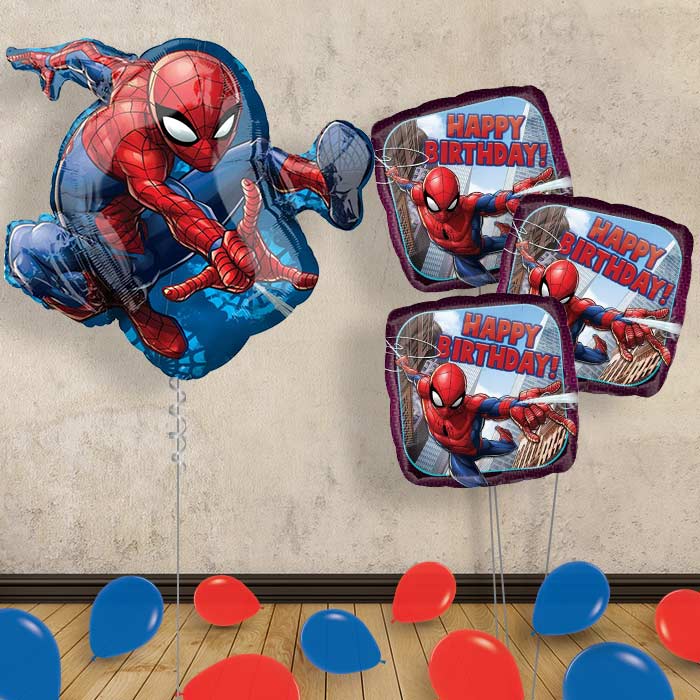 Spiderman Helium Balloon Bouquet Delivery