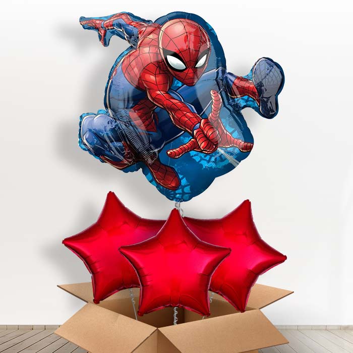 Spiderman Shaped Balloon in a Box