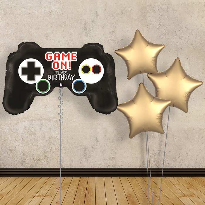 Video Game Controller Balloon Bouquet