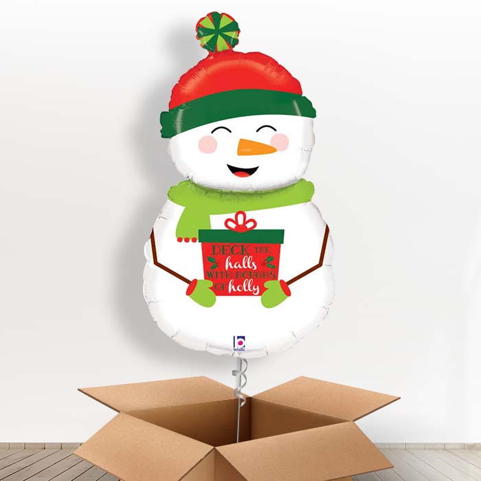 Giant Snowman Balloon in a Box