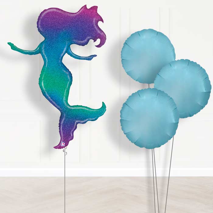 Glittering Mermaid Balloon Bouquet