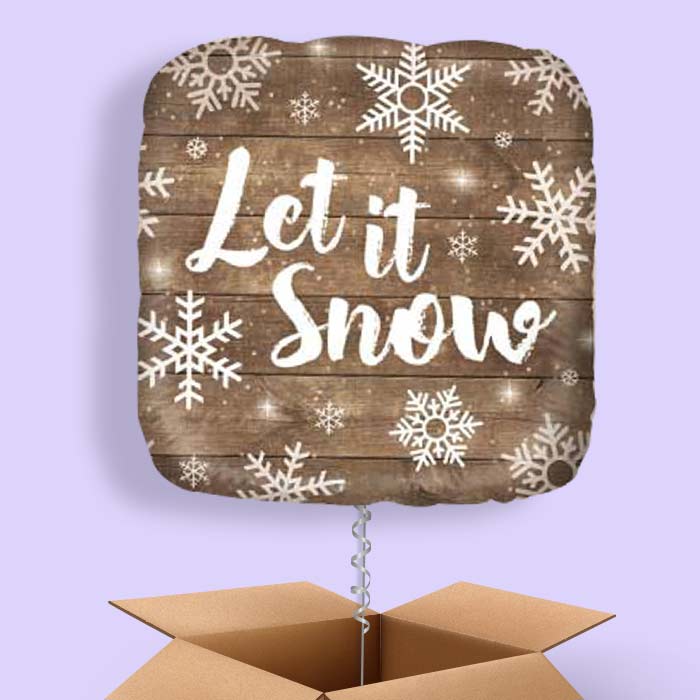 Let It Snow Balloon in a Box - 1 Balloon | Small Indoor Plants
