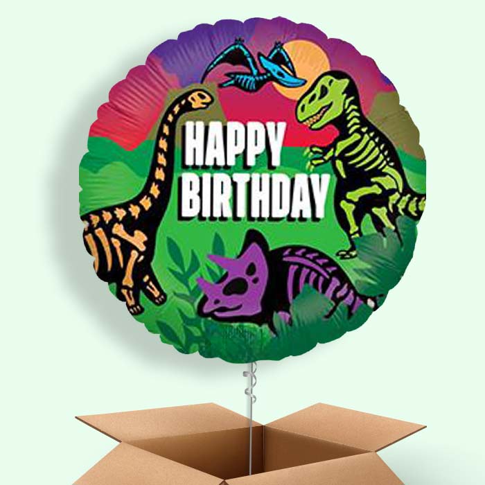 Jurassic Birthday Balloons Delivery - 1 Balloon | Small Indoor Plants