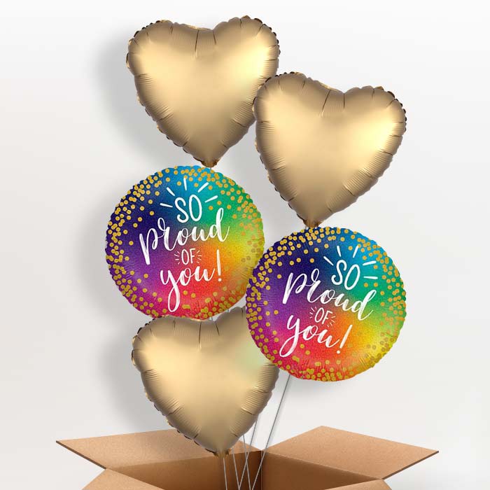 Proud of You Balloon in a Box - 5 Balloon | Small Indoor Plants
