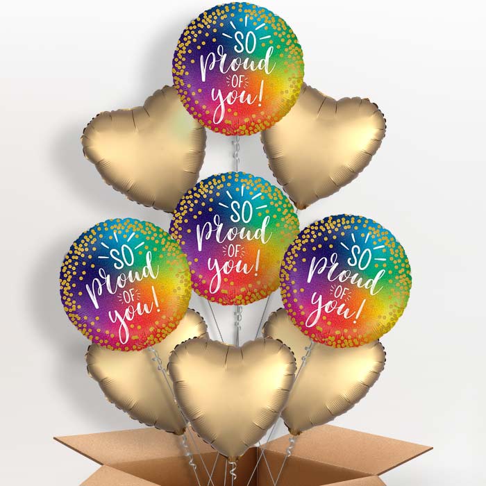 Proud of You Balloon in a Box - 9 Balloon | Small Indoor Plants