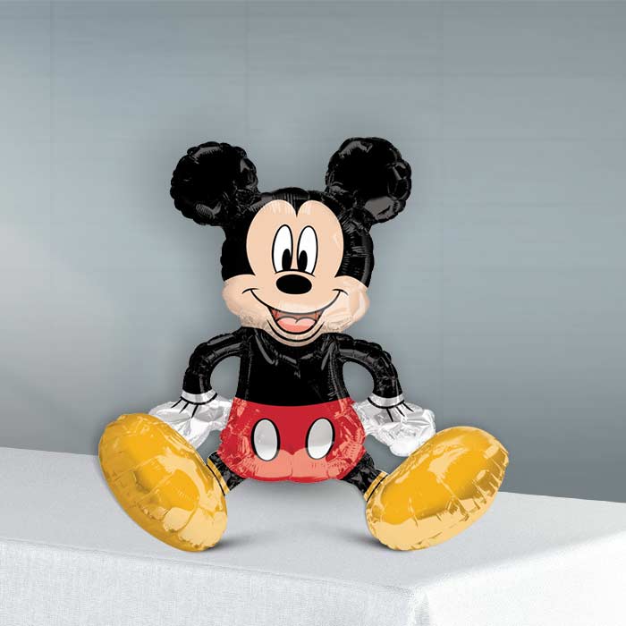 Mickey Mouse Sitter Balloon Package Delivered - Sitter Balloon | Small Indoor Plants