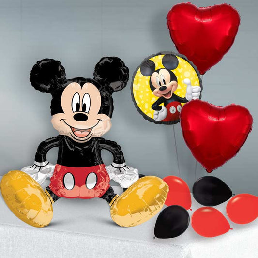 Mickey Mouse Sitter Balloon Package Delivered - Sitter Package | Small Indoor Plants