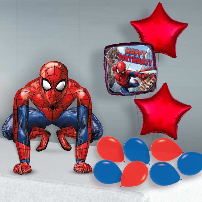 Spiderman Sitter Balloon Package Delivered