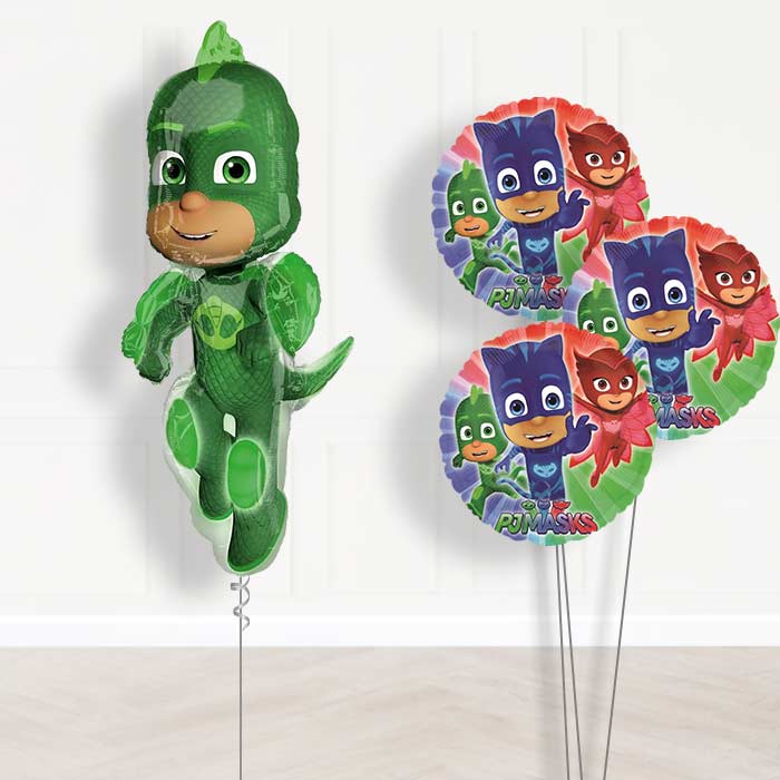 PJ Masks Gekko Inflated Helium Balloons Delivered