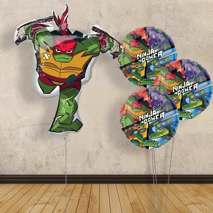 TMNT Raphael Inflated Helium Balloons Delivered