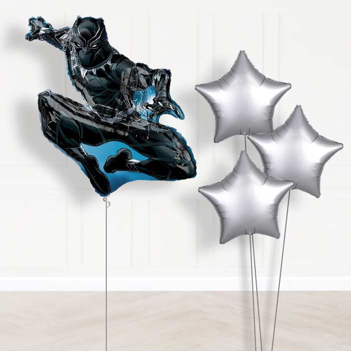 Black Panther Balloon Bouquet Delivered